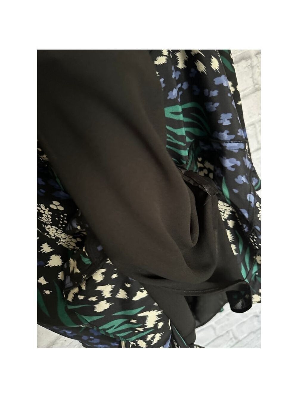 Veronica Beard Silk Blend Floral Dress Size 10 Lined Long Sleeve - Picture 7 of 10